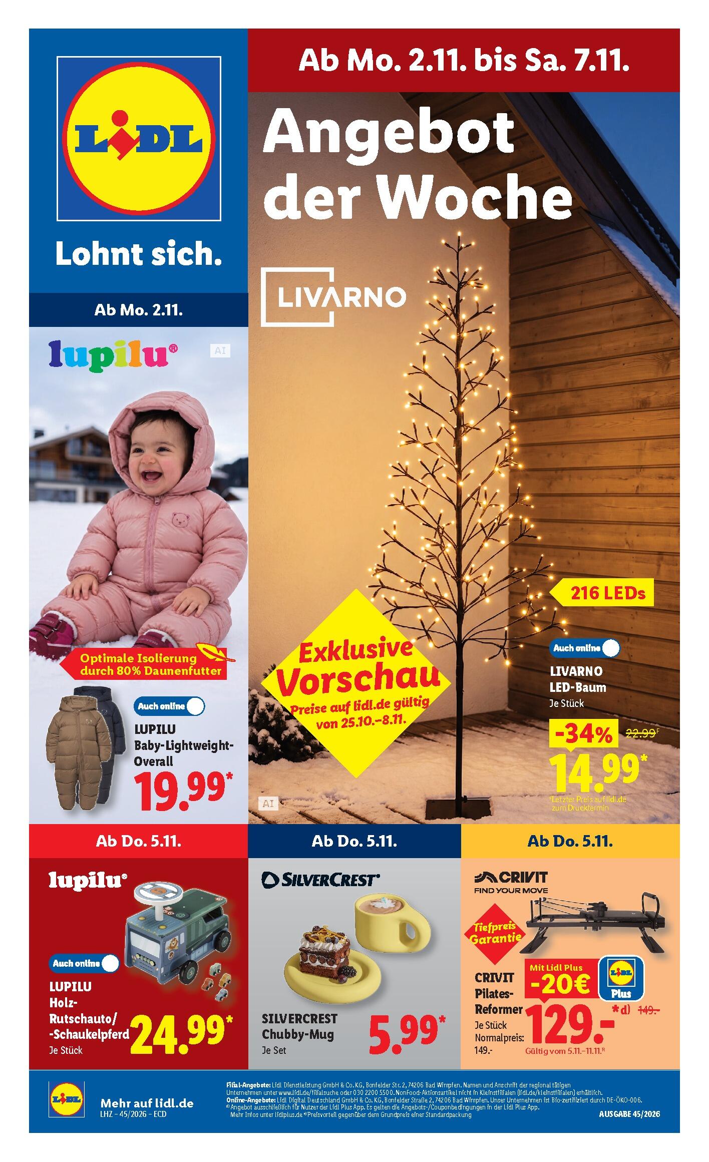 Lidl Prospekt 02.11.2026 - 07.11.2026