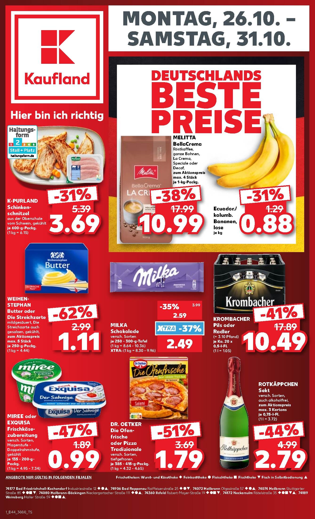 Kaufland Bad Friedrichshall Prospekt nächste Woche ab Montag