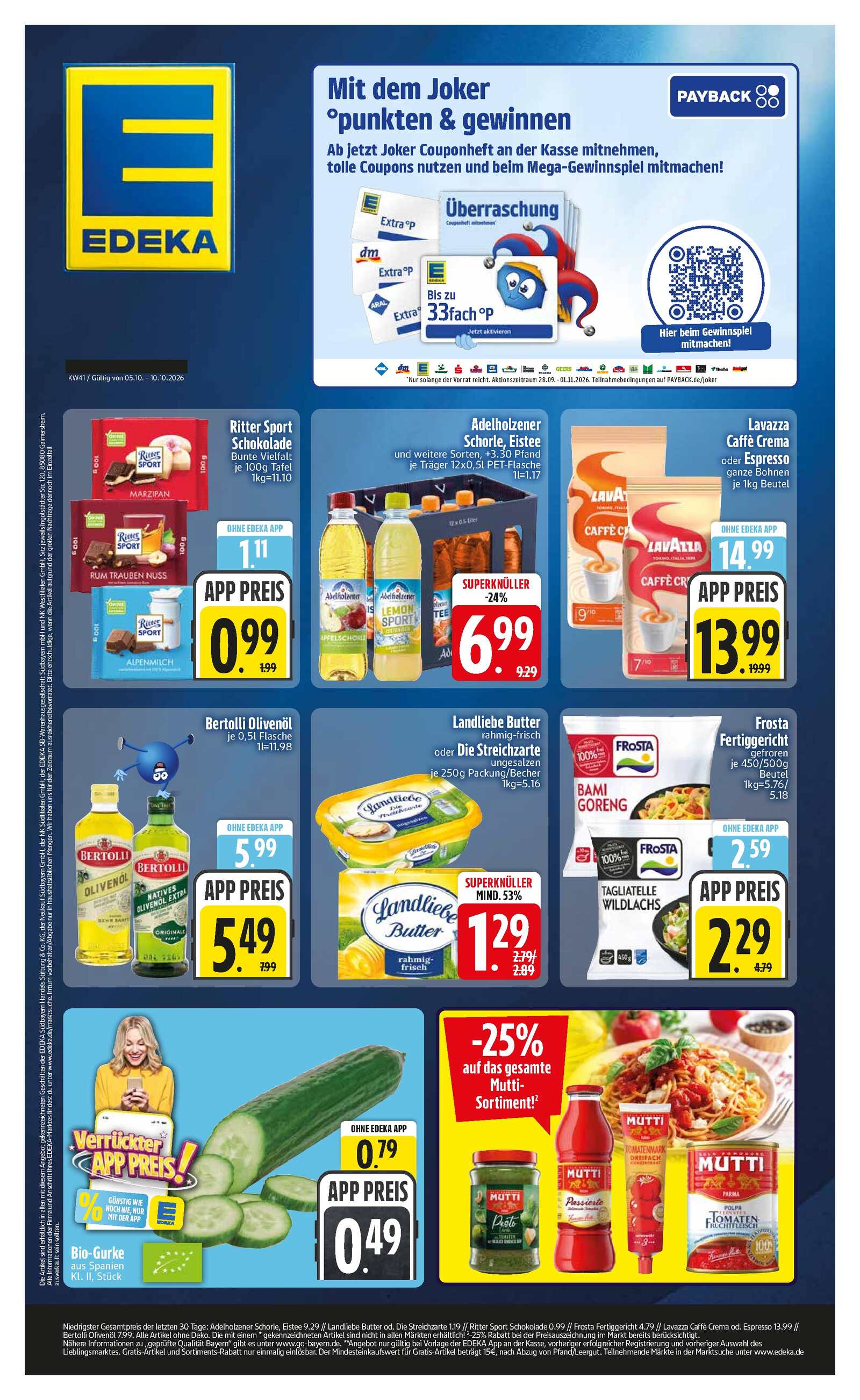 Edeka Prospekt Südbayern 05.10.2026 - 10.10.2026