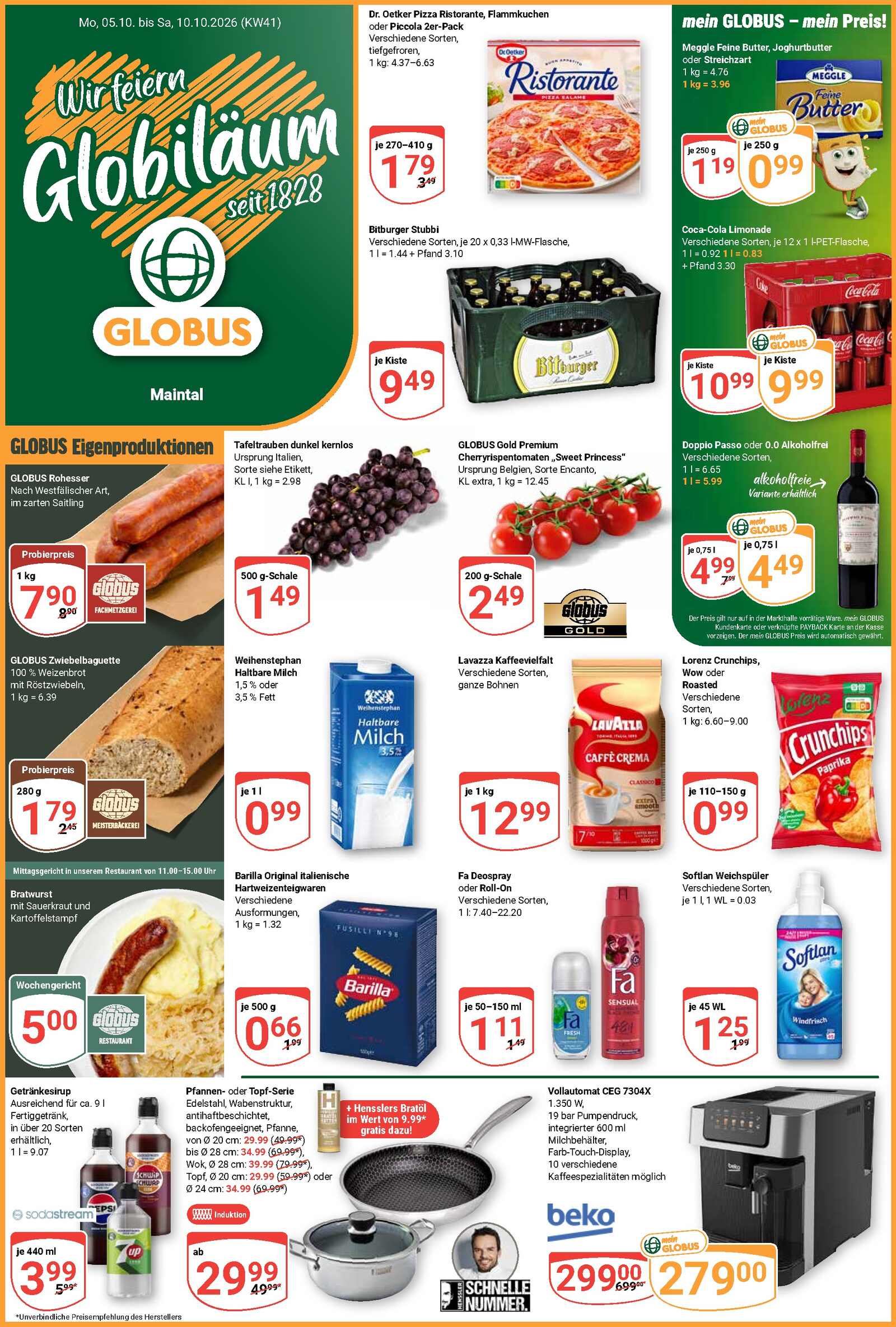 Globus Prospekt Maintal 05.10.2026 - 10.10.2026