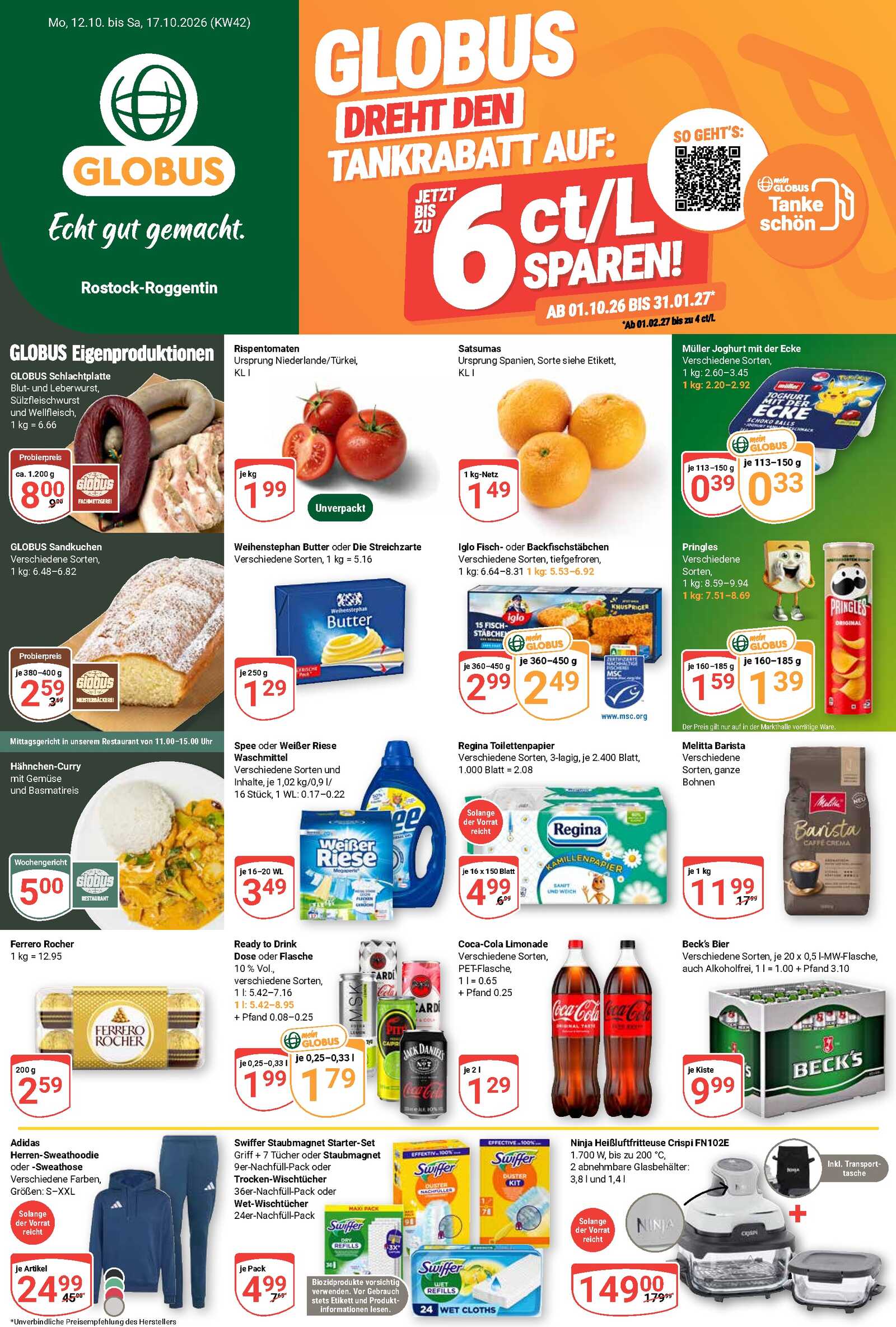 Globus Prospekt Roggentin 12.10.2026 - 17.10.2026