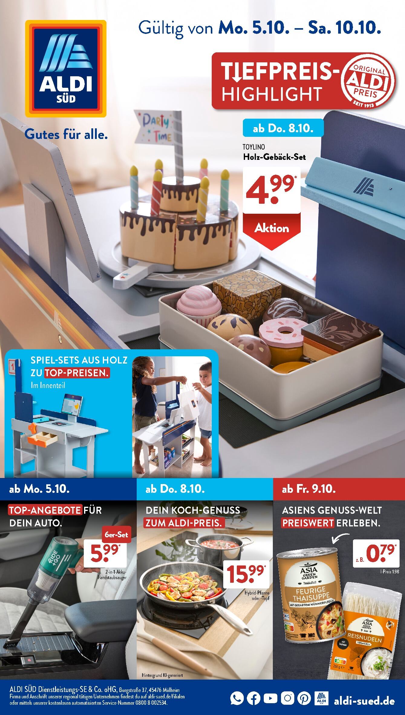 Aldi Prospekt Süd 05.10.2026 - 10.10.2026