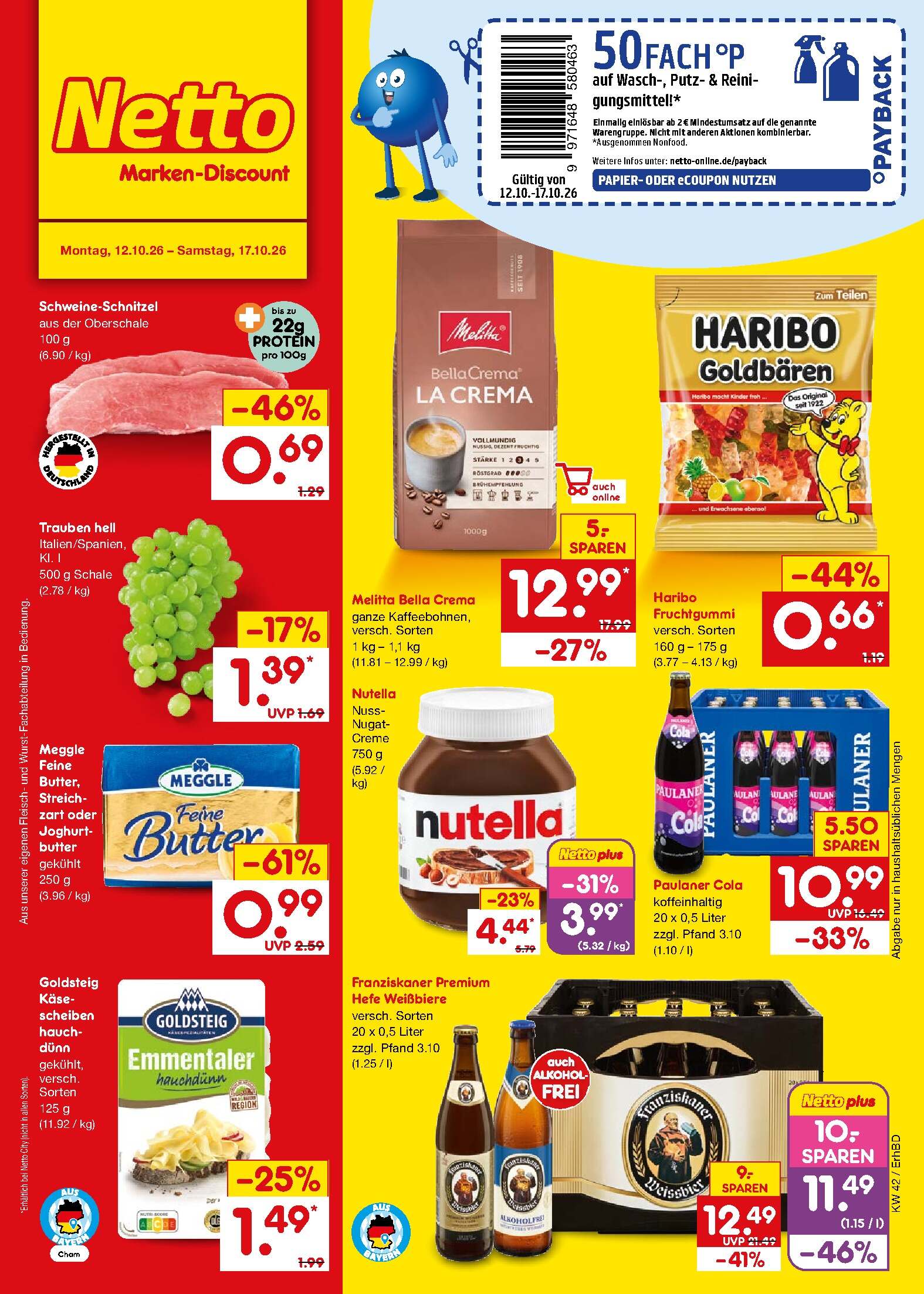 Netto Marken-Discount Prospekt Straubing 12.10.2026 - 17.10.2026