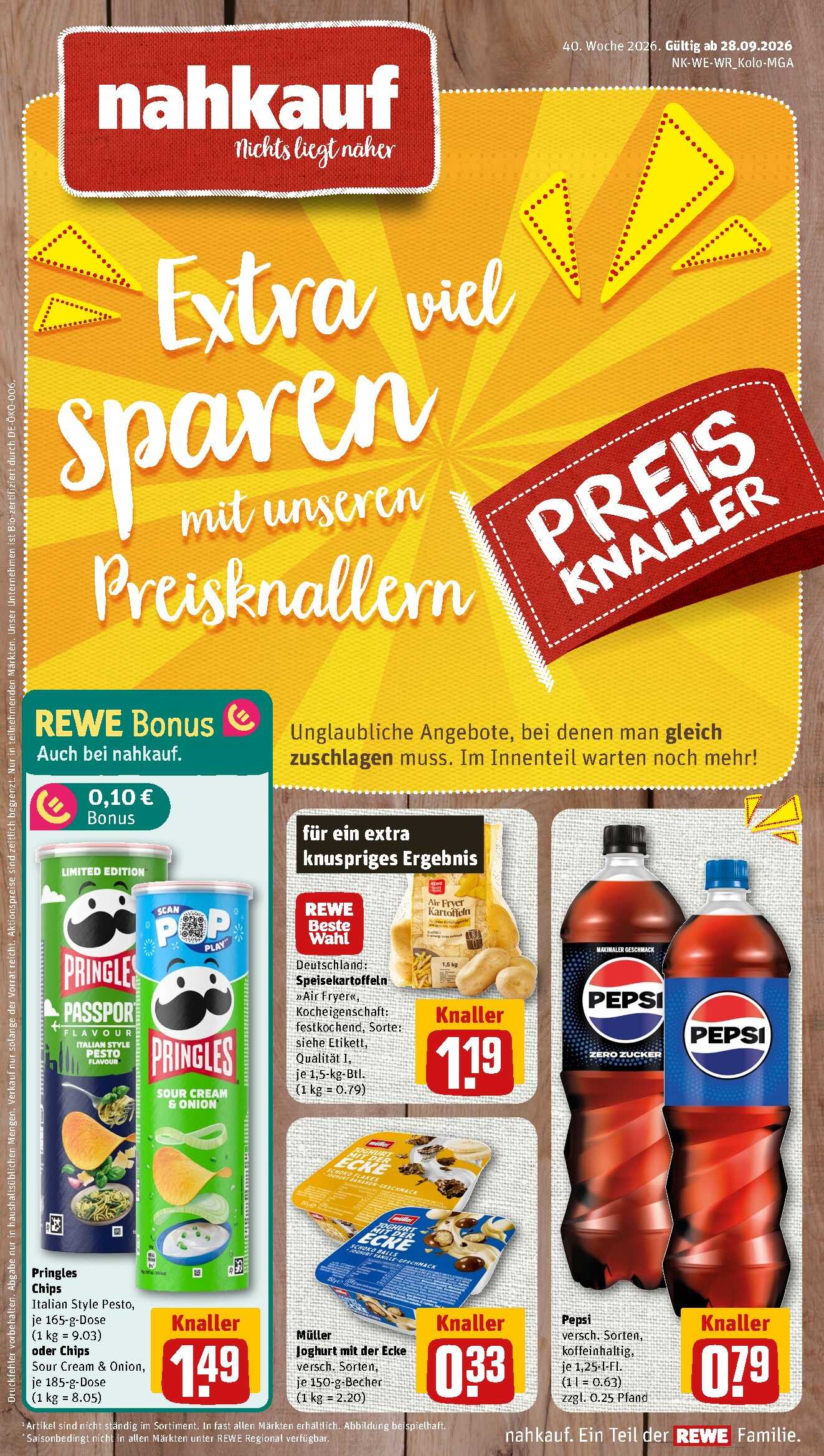 Nahkauf Prospekt Wuppertal 28.09.2026 - 03.10.2026