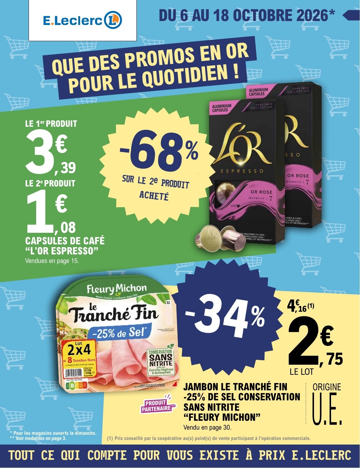 E.Leclerc Catalogue Île-de-France nord et Oise, page 1