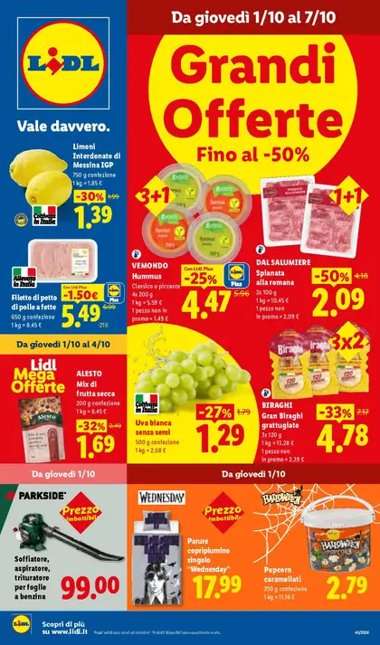 Anteprima del Lidl Volantino settimanale